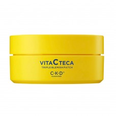 Осветляющие патчи для глаз с витамином С CKD Vita C Teca Triple Blemish Patch