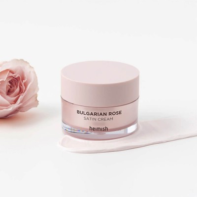 Питательный крем с розой для сухой кожи Heimish Bulgarian Rose Satin Cream